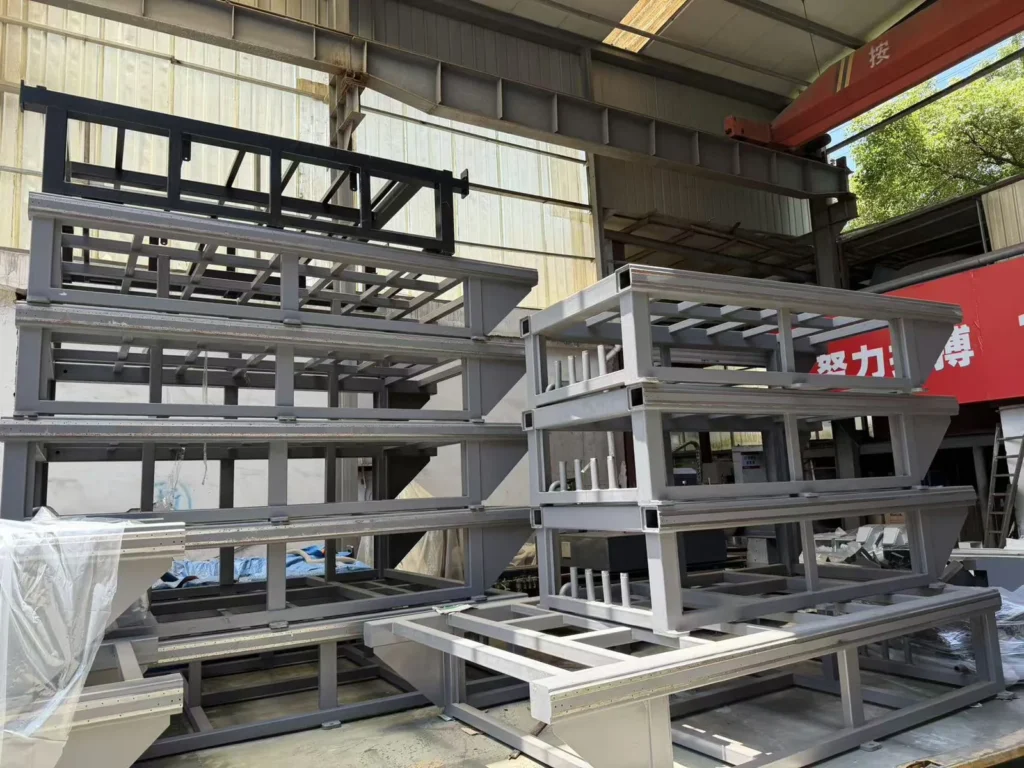MNT MEINAITE machine frame fabrication workshop in Hangzhou China