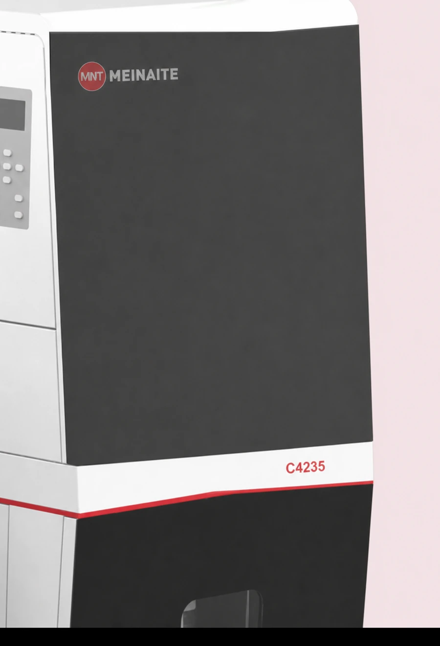 Close-up of MNT MEINAITE branding, control panel and C4235 model marking