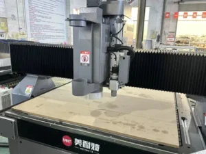 CNC router machine loading material, CNC engraving machine worktable loading
