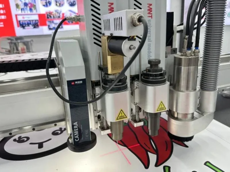 Digital knife gasket cutting process without smoke fumes or laser burn marks