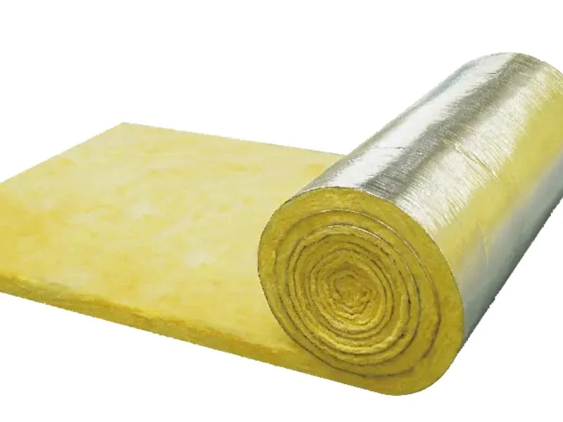 Foil-faced glass wool duct board cut in one pass on the MNT C-series, facing intact