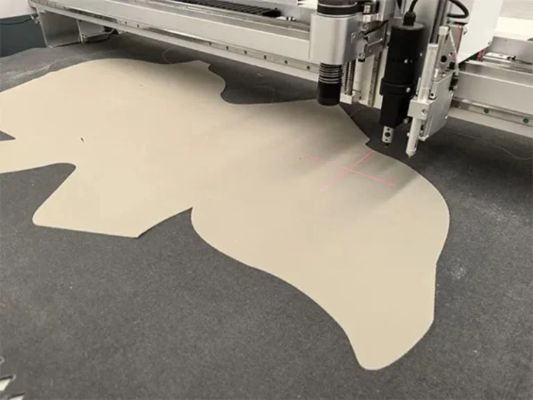 Cutting Leather for Automotive Interiors and Footwear