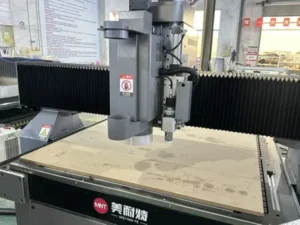 CNC nesting software interface showing panel yield optimization