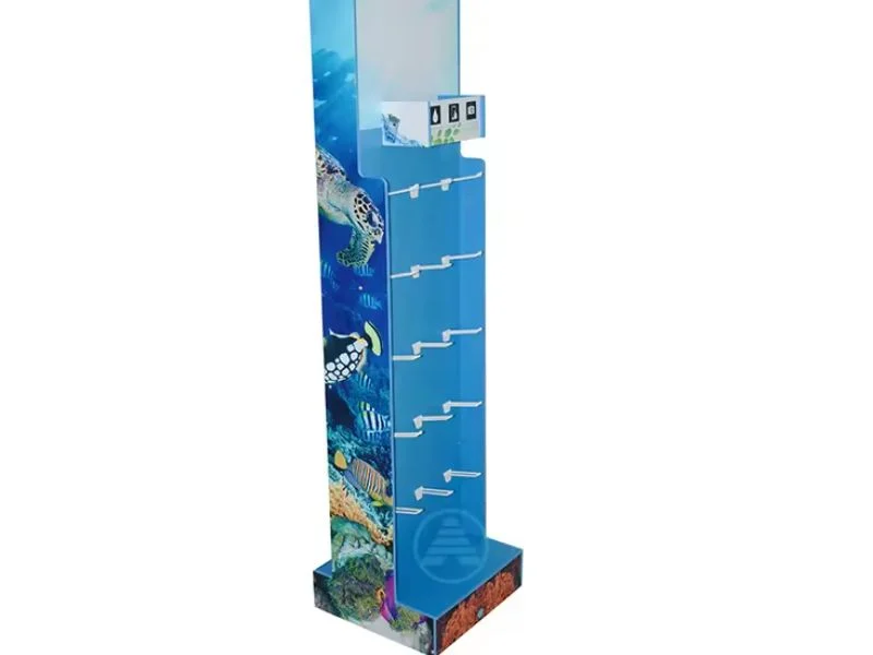 V-cut foam board and honeycomb board POP display stand cut by digital knife