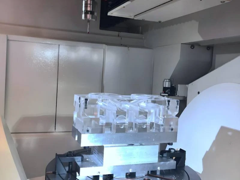 Acrylic sign letters routed on a CNC rou