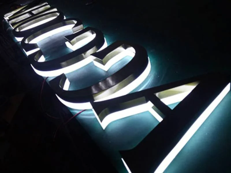 Channel letter faces and returns machined in one setup