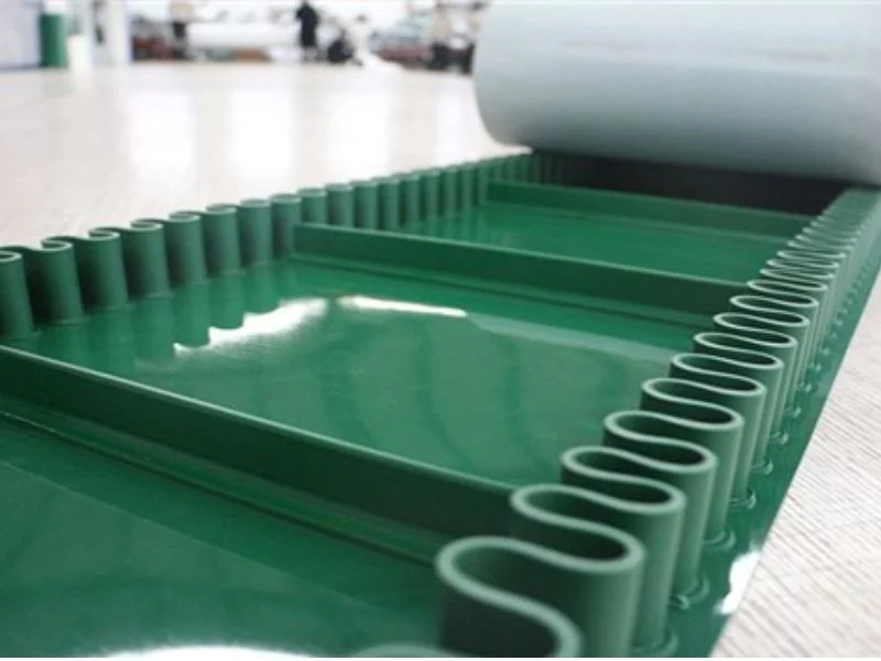 Conveyor skirting and chute liners cut from rubber sheet