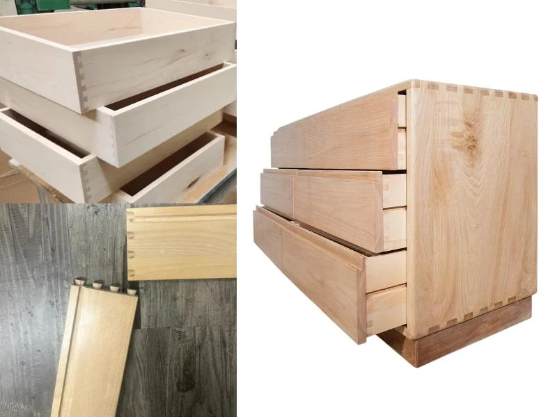 Drawer box joinery cut on a CNC router