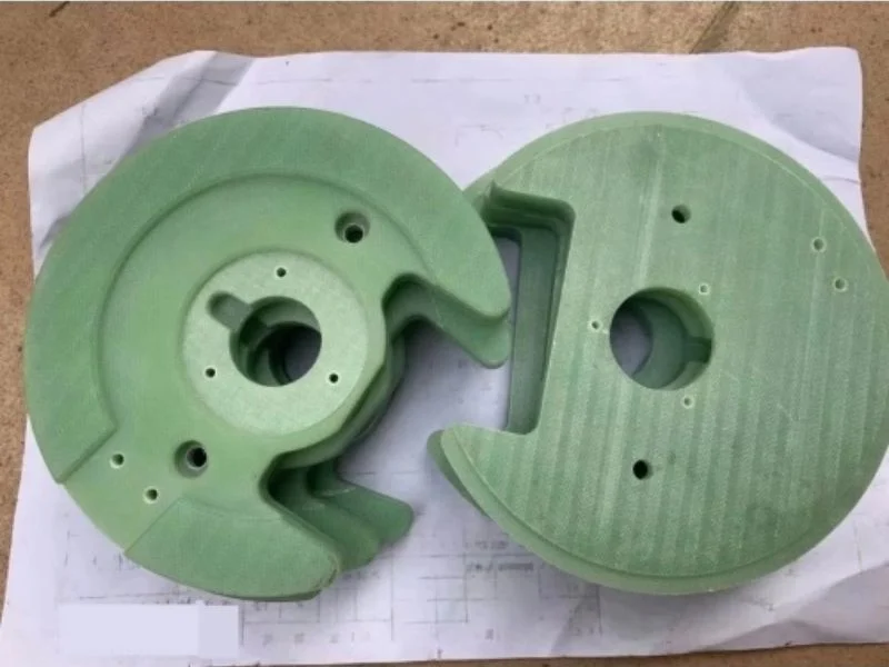 FR-4 terminal board and insulation spacers machined from epoxy laminate