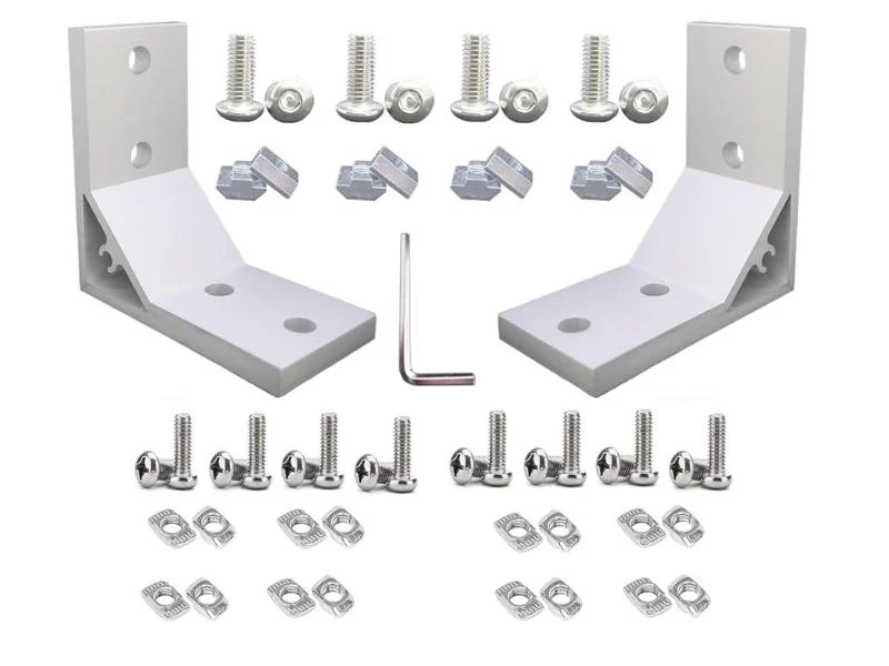 Machinery brackets laser cut to drawing