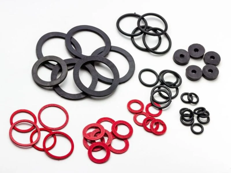 Nitrile rubber gaskets cut without dies