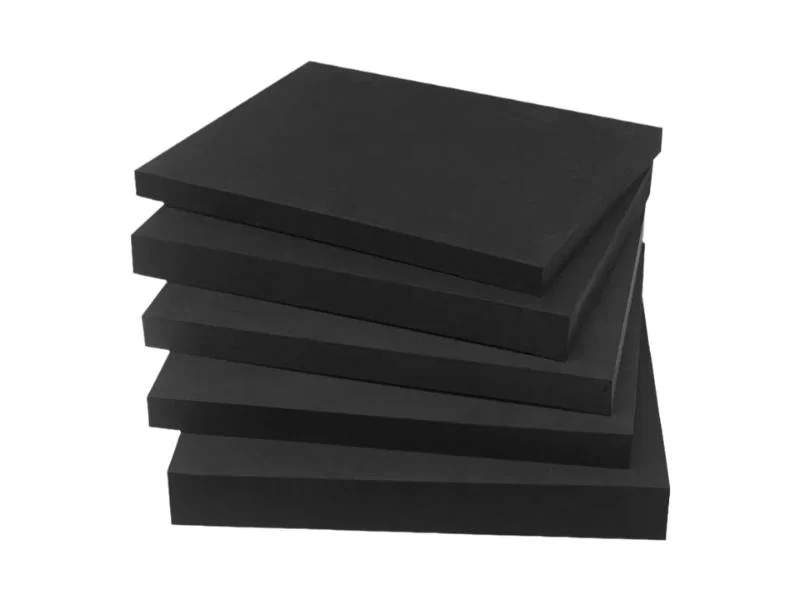 Thick foam cut with an oscillating knife