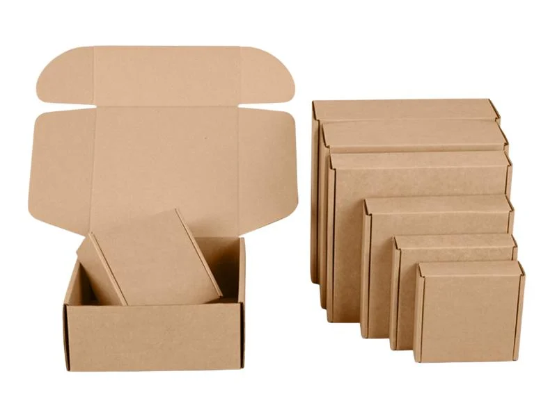 Packaging sample carton cut and creased from CAD