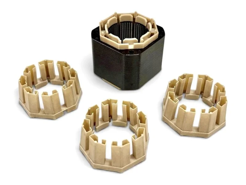 Thin-wall PEEK bracket and thermal isolator machined for aerospace use