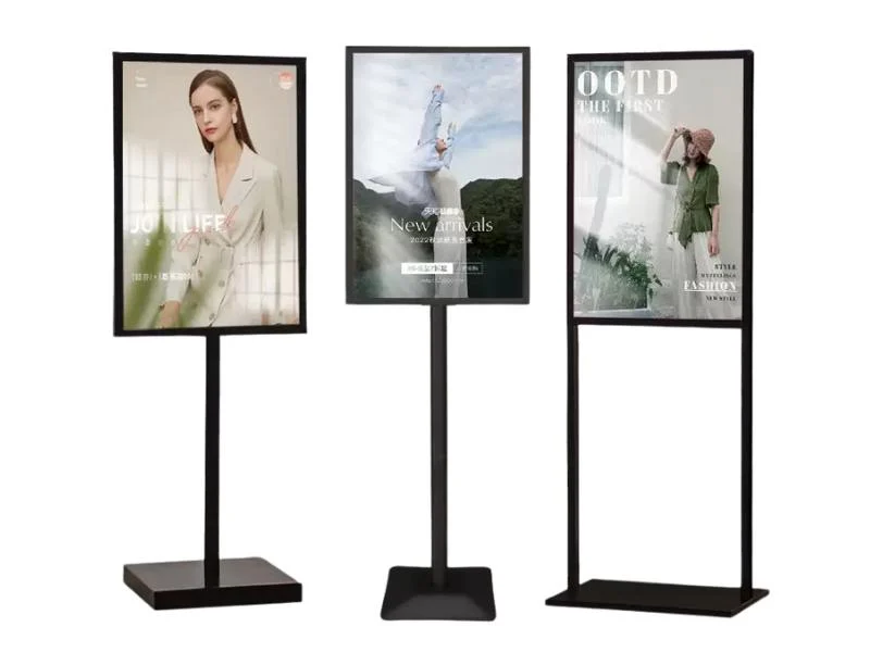 Contour-cut POP display standee