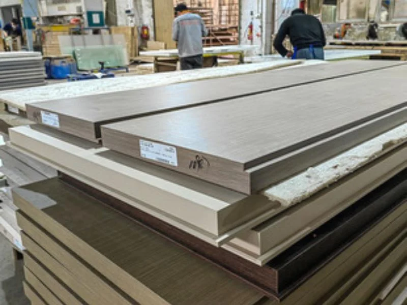 Solid timber face frame machined on a CNC router
