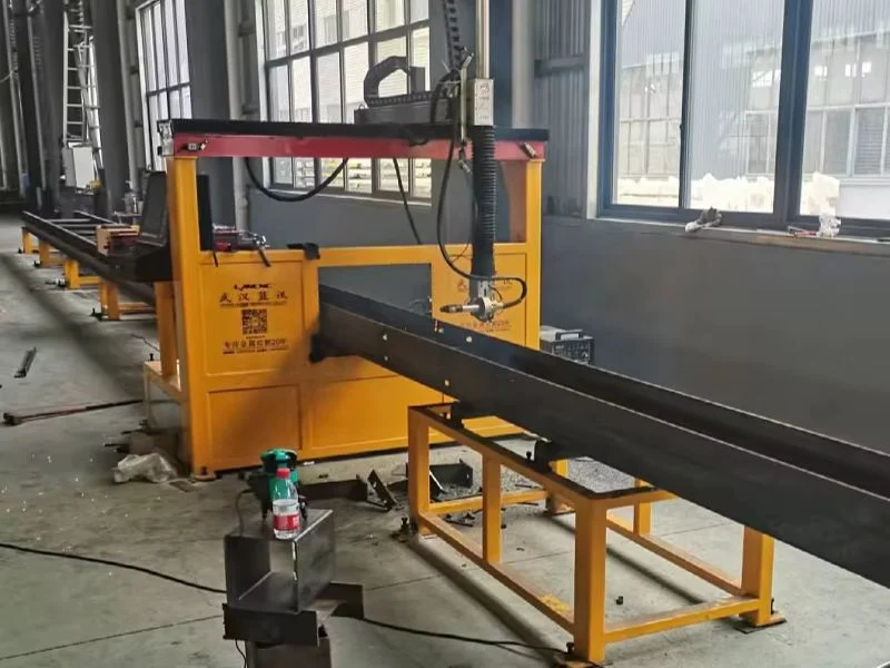 Angle and H profile cut on the X6 tube laser