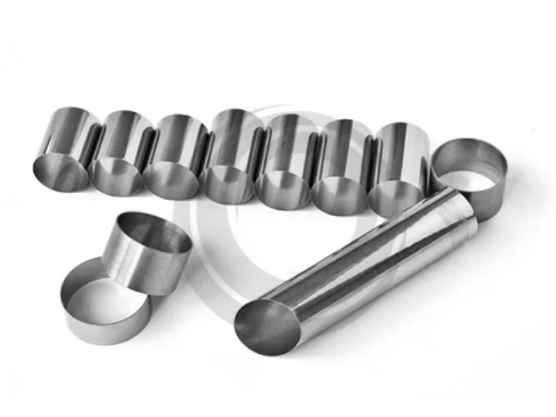 Thin-wall tube cut without crushing the section