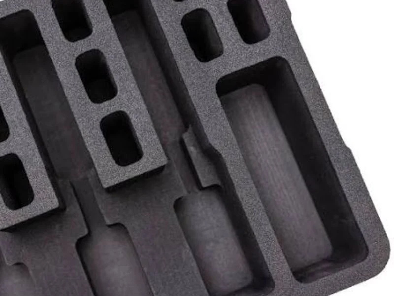 Packaging work for foam insert and case shops cut on an MNT C-series table