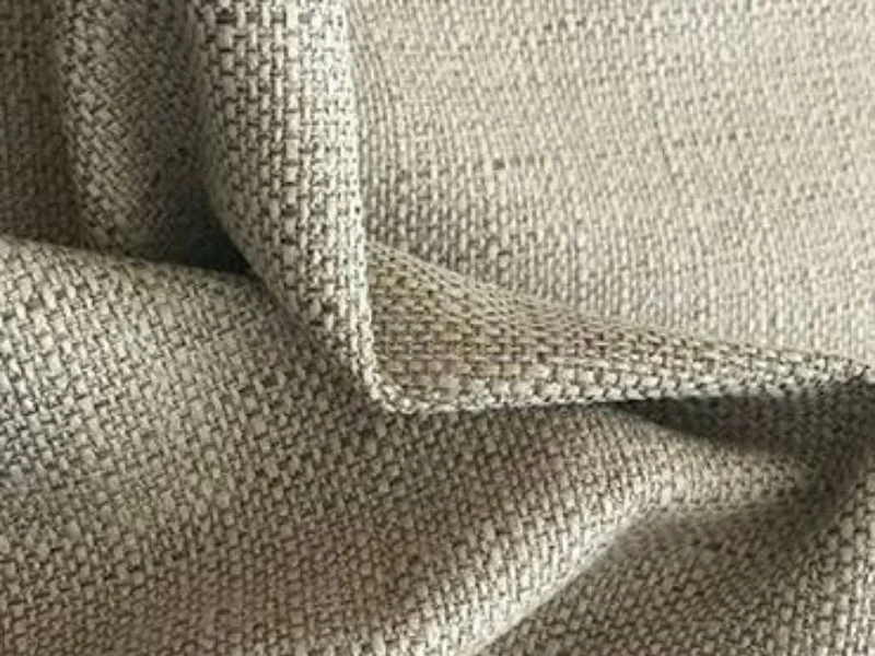 Cut edge on woven cotton showing no fraying after single-ply knife cutting